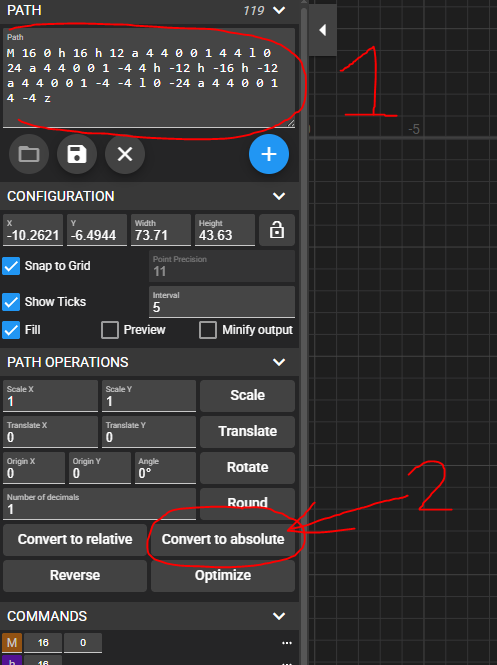 SvgPathEditor UI